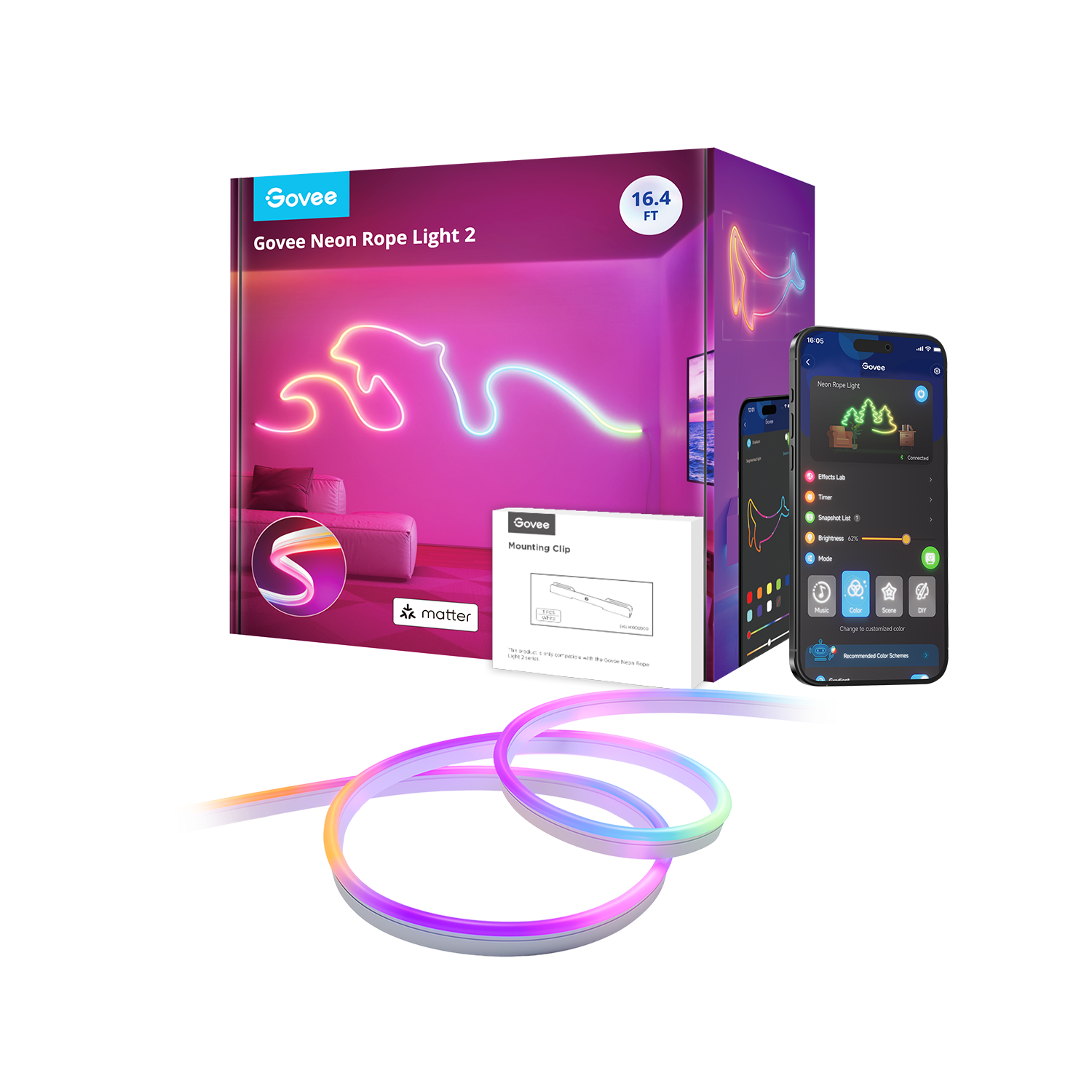 Refurbished Govee Neon Rope Light 2