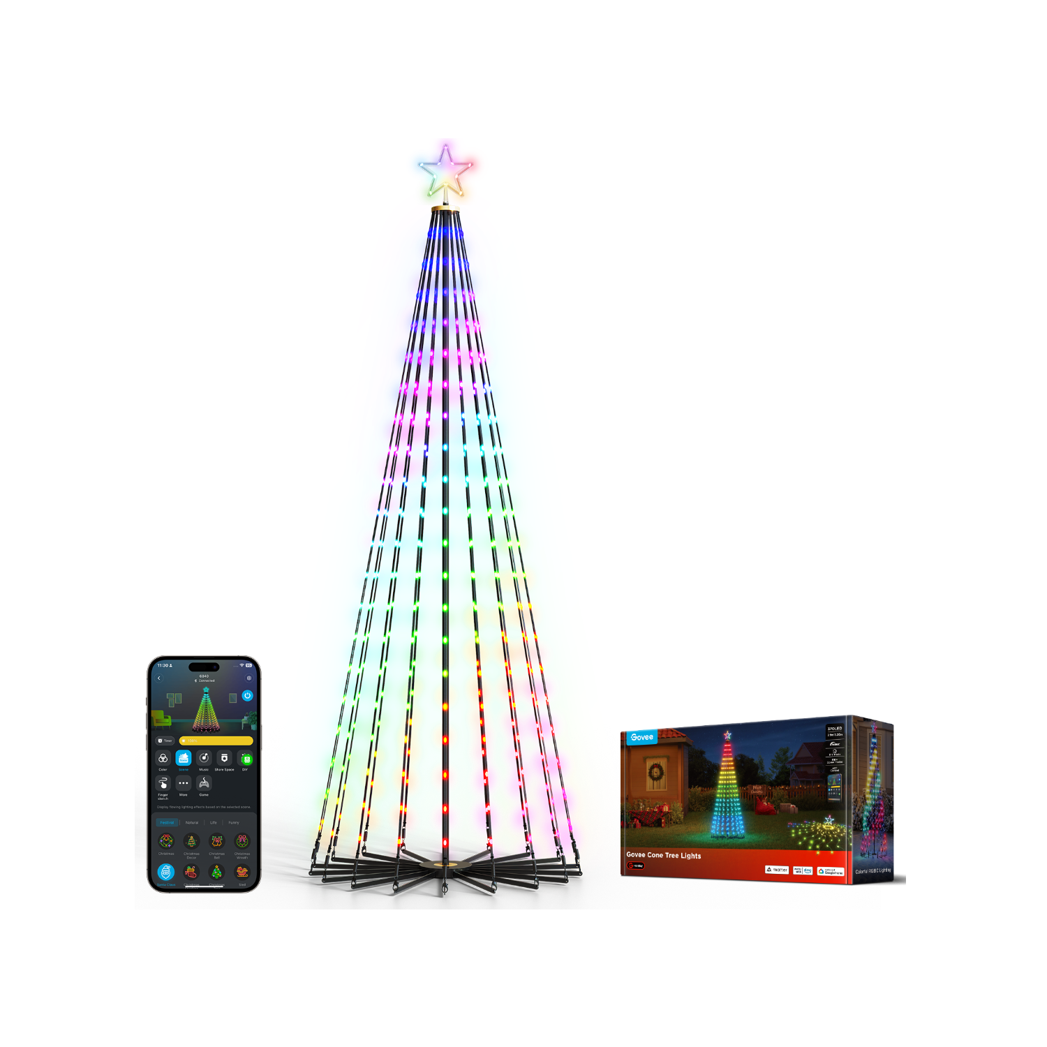 Govee Cone Tree Lights